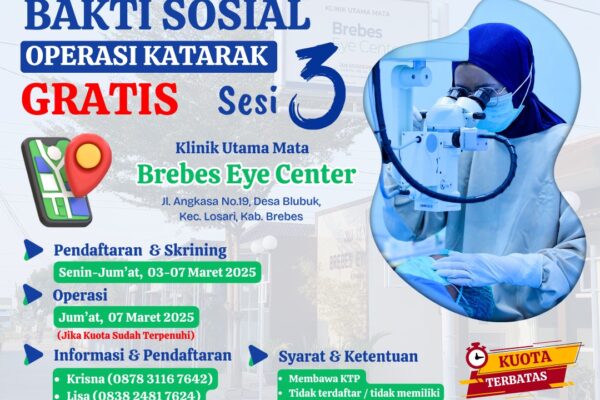 🌟 BAKTI SOSIAL OPERASI KATARAK SESI 3 🌟
