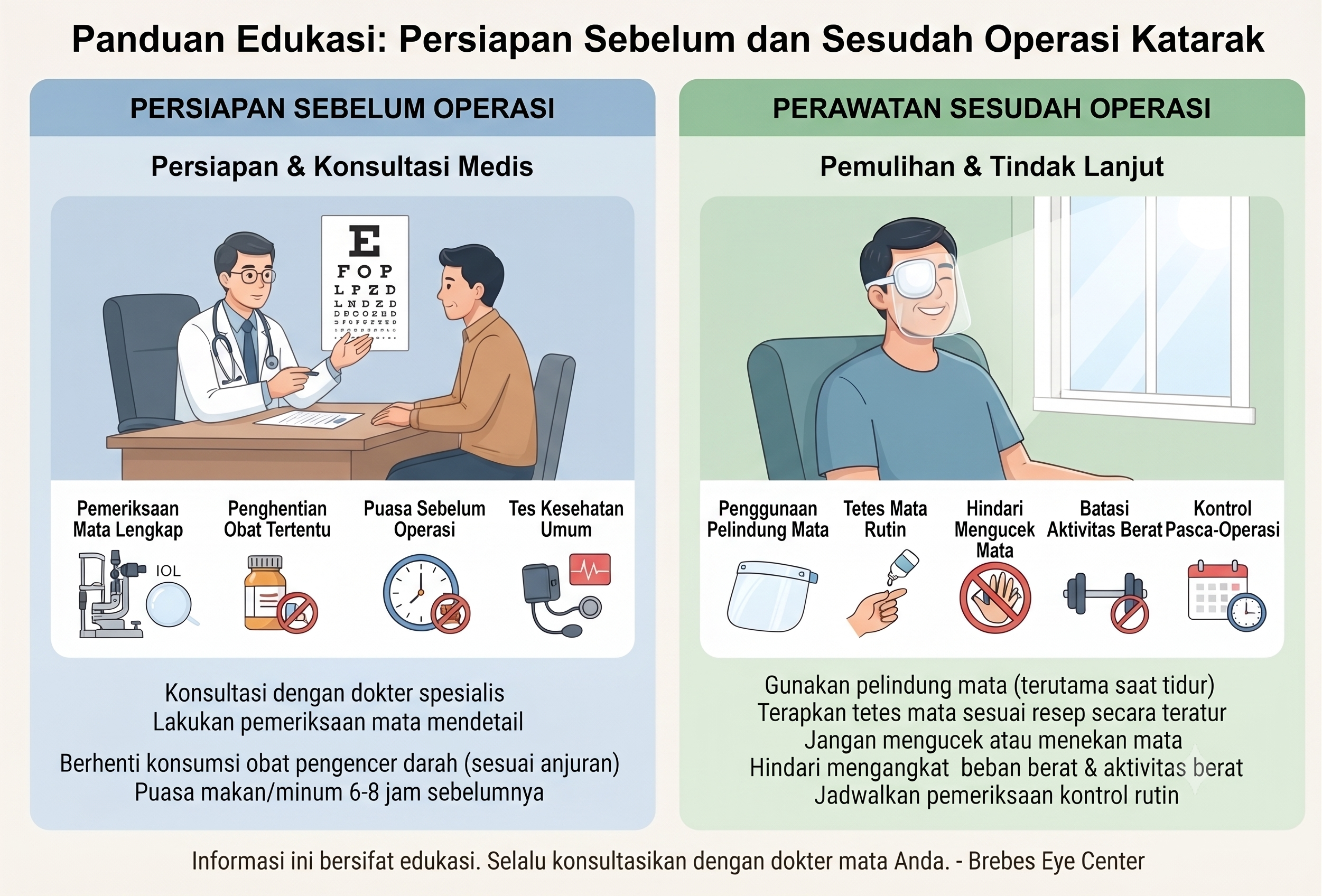 Persiapan Sebelum dan Sesudah Operasi Katarak Persiapan Sebelum dan Sesudah Operasi Katarak
