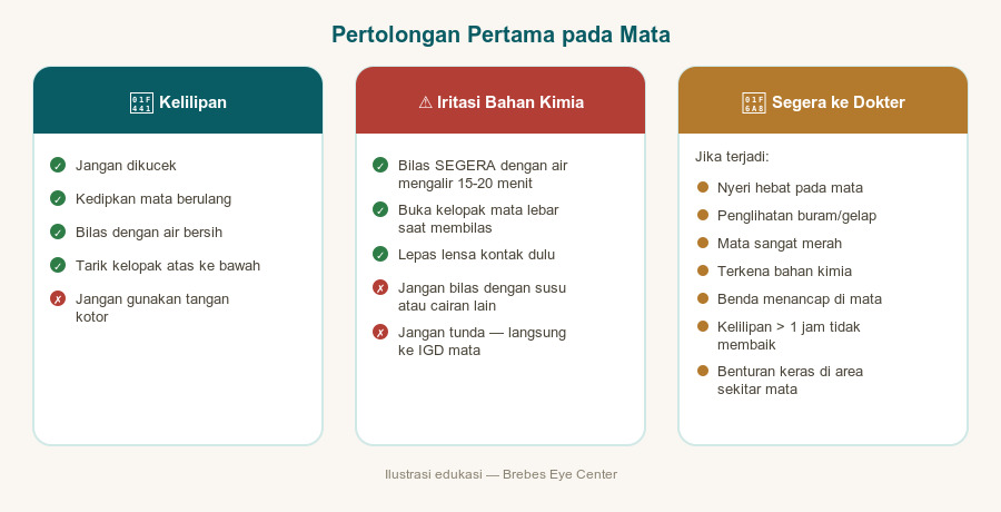 Pertolongan Pertama Saat Mata Kelilipan atau Iritasi: Kapan Harus ke IGD Mata?